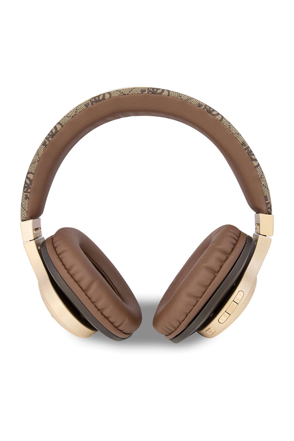 Guess Script Gold Kulak Üstü Bluetooth 5.3 Kulaklık Kahverengi