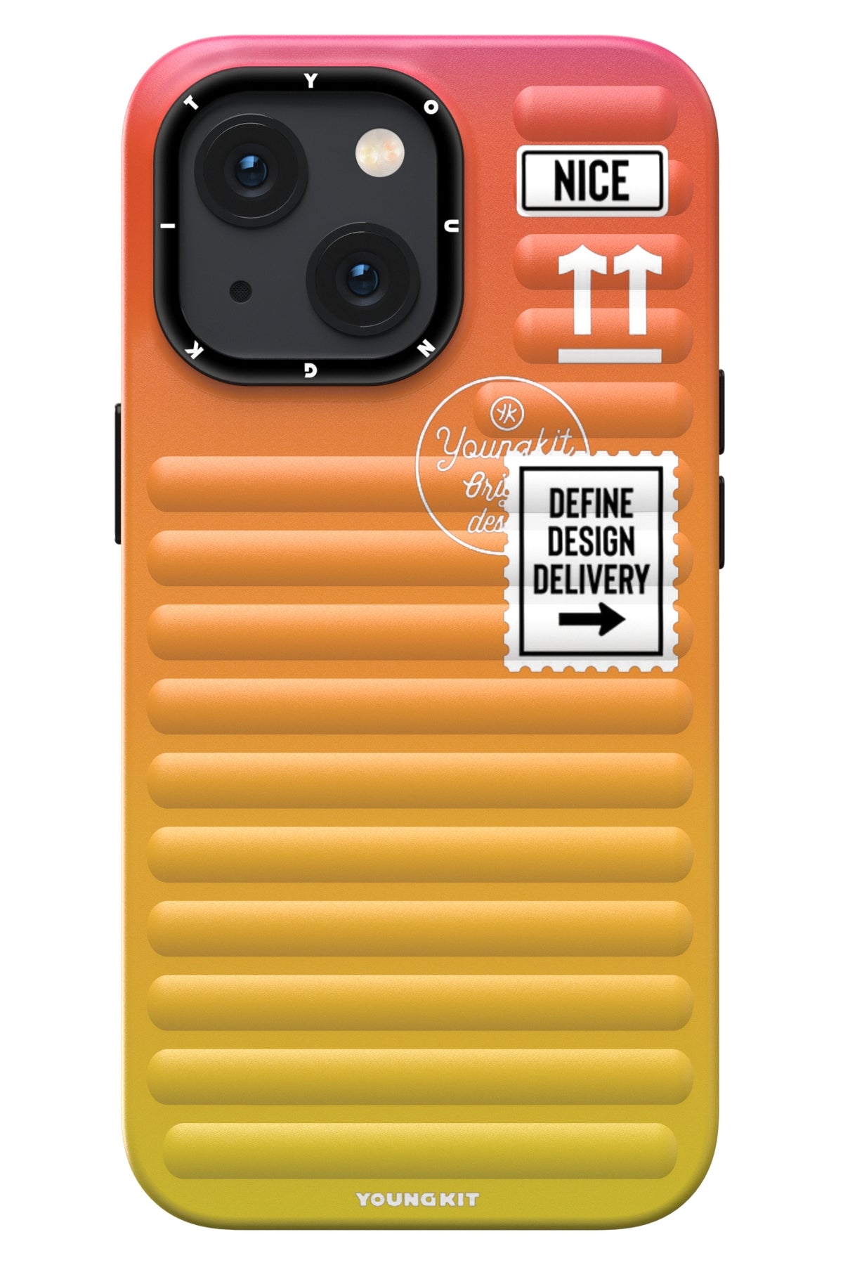 Youngkit Secret Color iPhone 13 Turuncu Kılıf
