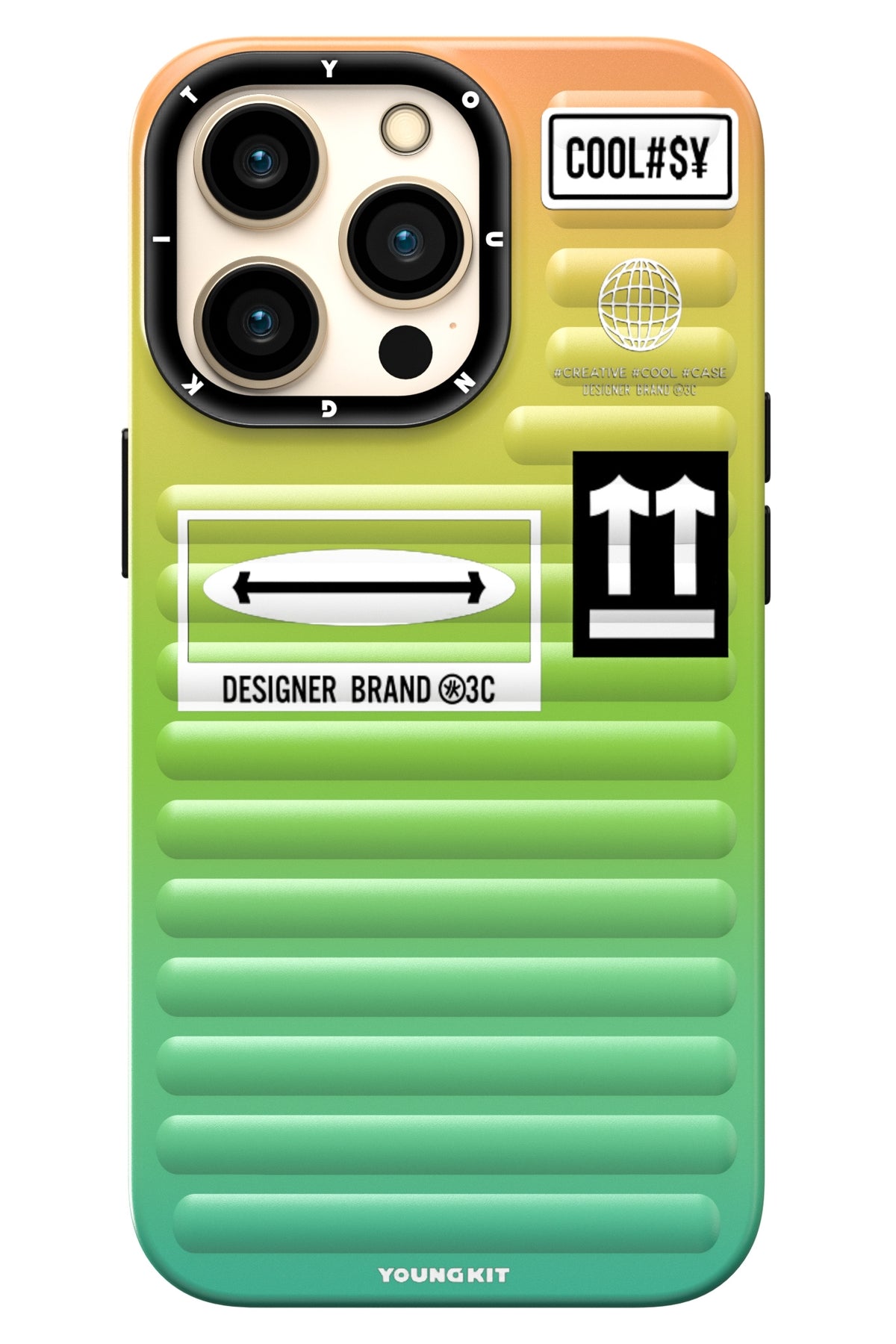 Youngkit Secret Color iPhone 13 Pro Yeşil Kılıf