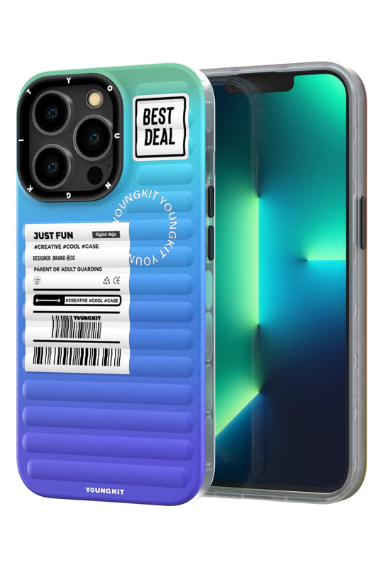 Youngkit Secret Color iPhone 13 Pro Max Mavi Kılıf