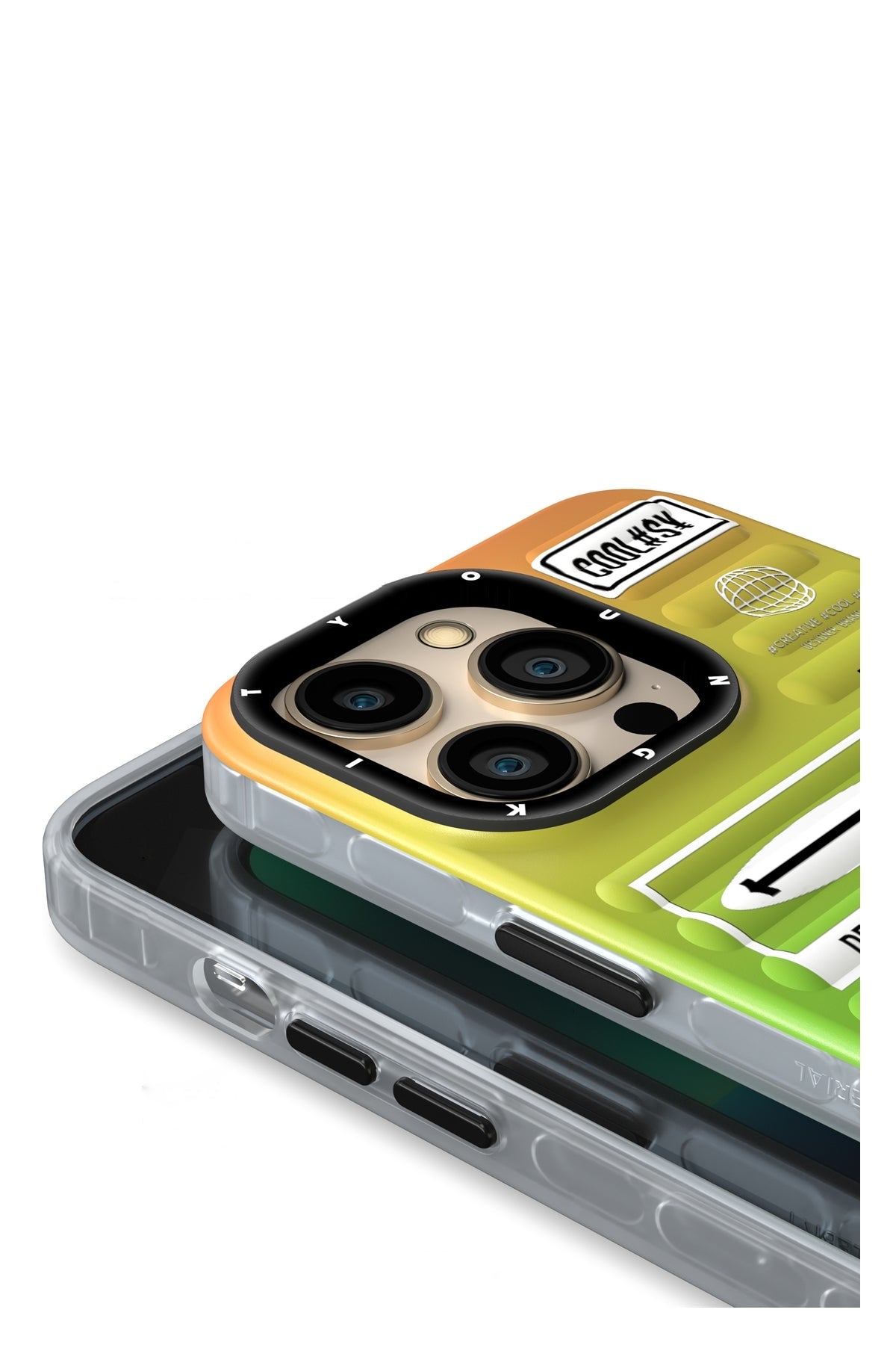 Youngkit Secret Color iPhone 13 Pro Max Yeşil Kılıf