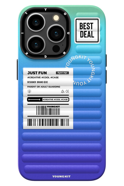 Youngkit Secret Color iPhone 14 Pro Mavi Kılıf