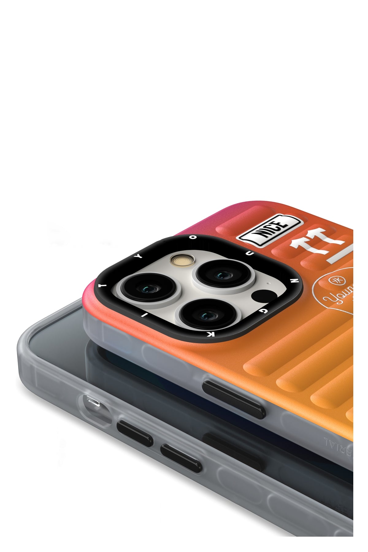 Youngkit Secret Color iPhone 14 Pro Turuncu Kılıf