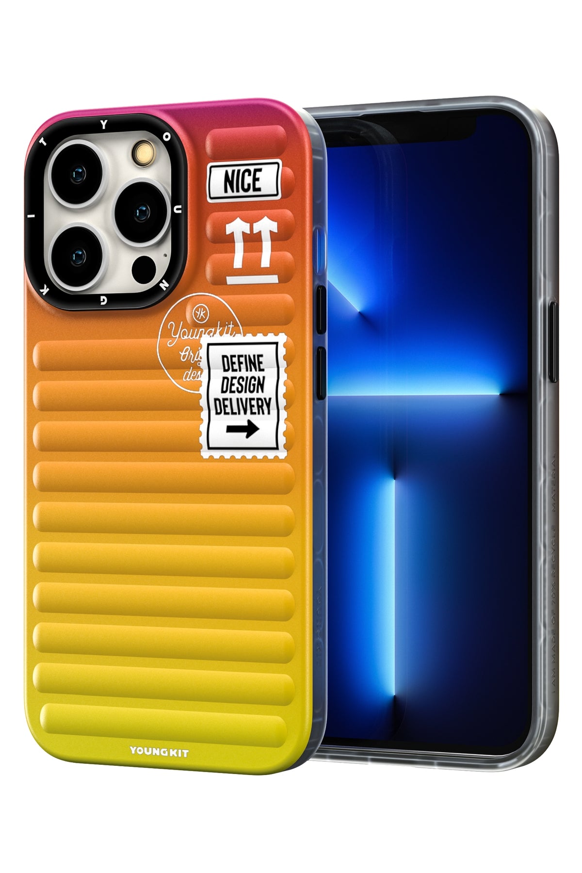 Youngkit Secret Color iPhone 14 Pro Max Turuncu Kılıf