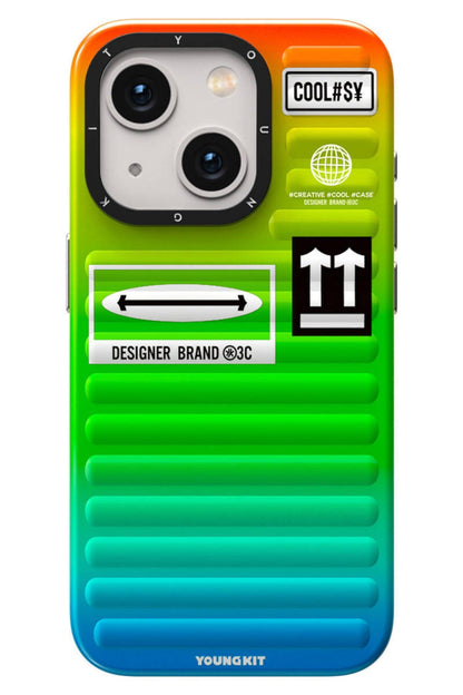 Youngkit Secret Color iPhone 15 Uyumlu Yeşil Kılıf
