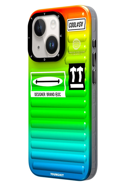 Youngkit Secret Color iPhone 15 Uyumlu Yeşil Kılıf