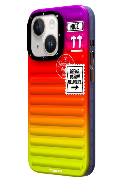 Youngkit Secret Color iPhone 15 Uyumlu Turuncu Kılıf