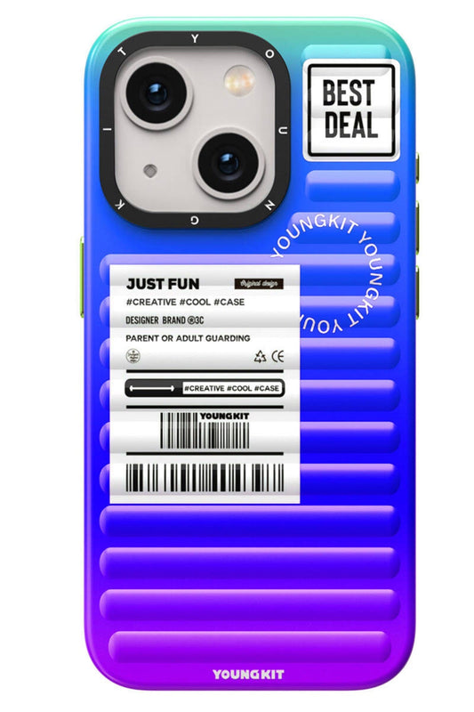 Youngkit Secret Color iPhone 15 Uyumlu Mor Kılıf