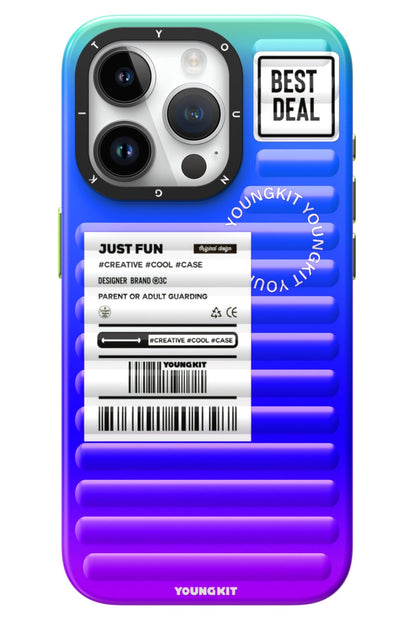 Youngkit Secret Color iPhone 15 Pro Uyumlu Mavi Kılıf