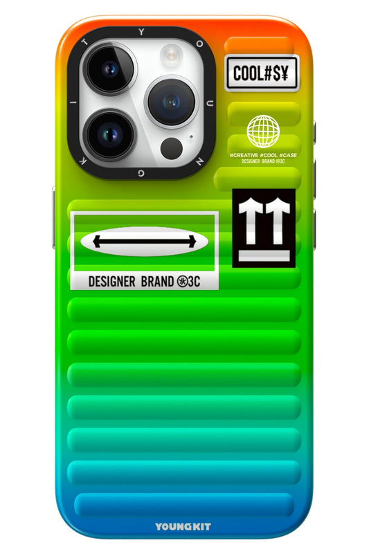 Youngkit Secret Color iPhone 15 Pro Uyumlu Yeşil Kılıf