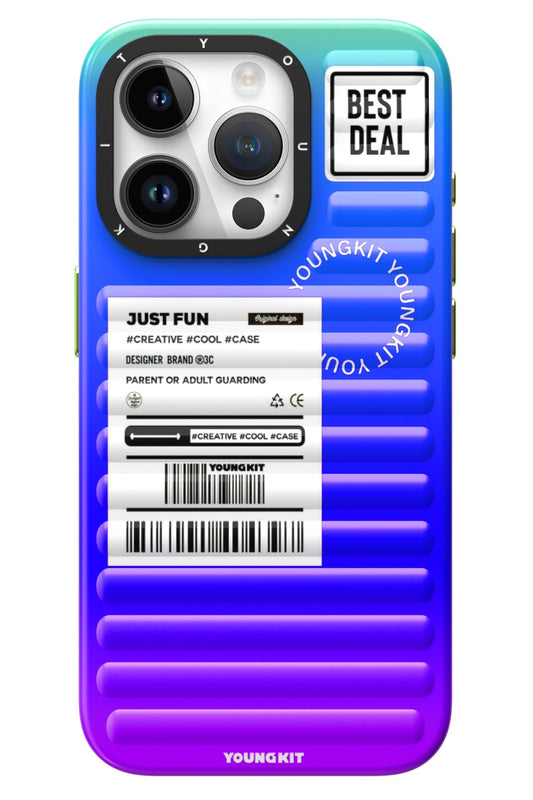 Youngkit Secret Color iPhone 15 Pro Max Uyumlu Mavi Kılıf