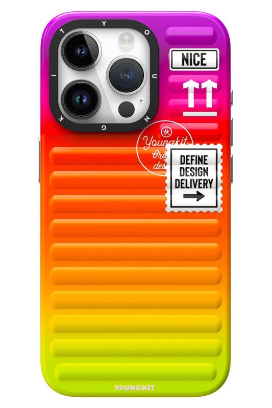 Youngkit Secret Color iPhone 15 Pro Max Uyumlu Turuncu Kılıf