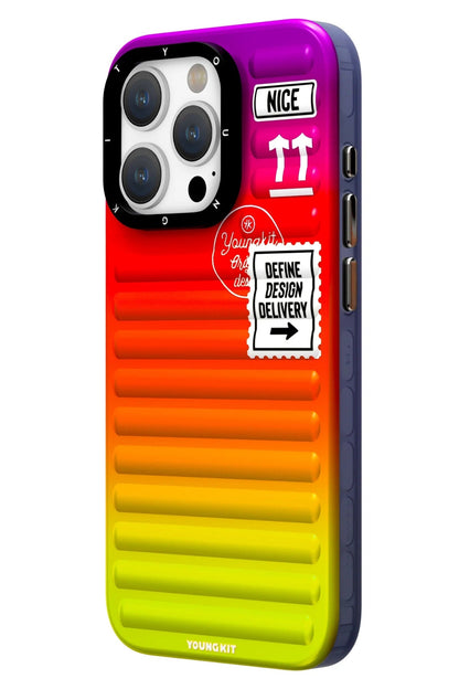 Youngkit Secret Color iPhone 15 Pro Max Uyumlu Turuncu Kılıf