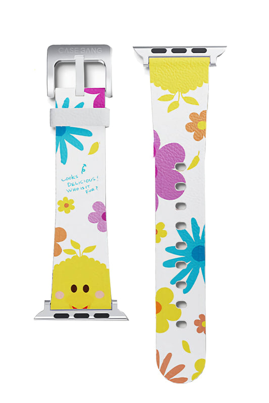 Casebang Apple Watch Uyumlu Sesame Street Kordon Sarı