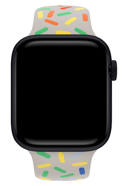 Apple Watch Uyumlu Silikon Spor Kordon Shabby