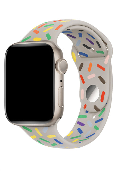 Apple Watch Uyumlu Silikon Spor Kordon Shabby