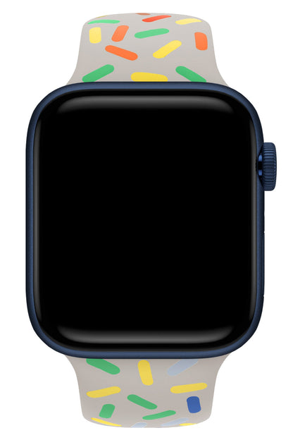 Apple Watch Uyumlu Silikon Spor Kordon Shabby