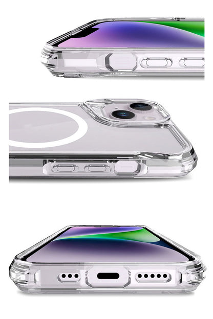 Artoncase Apple iPhone 14 Plus Magsafe Uyumlu Shield Şeffaf Kılıf