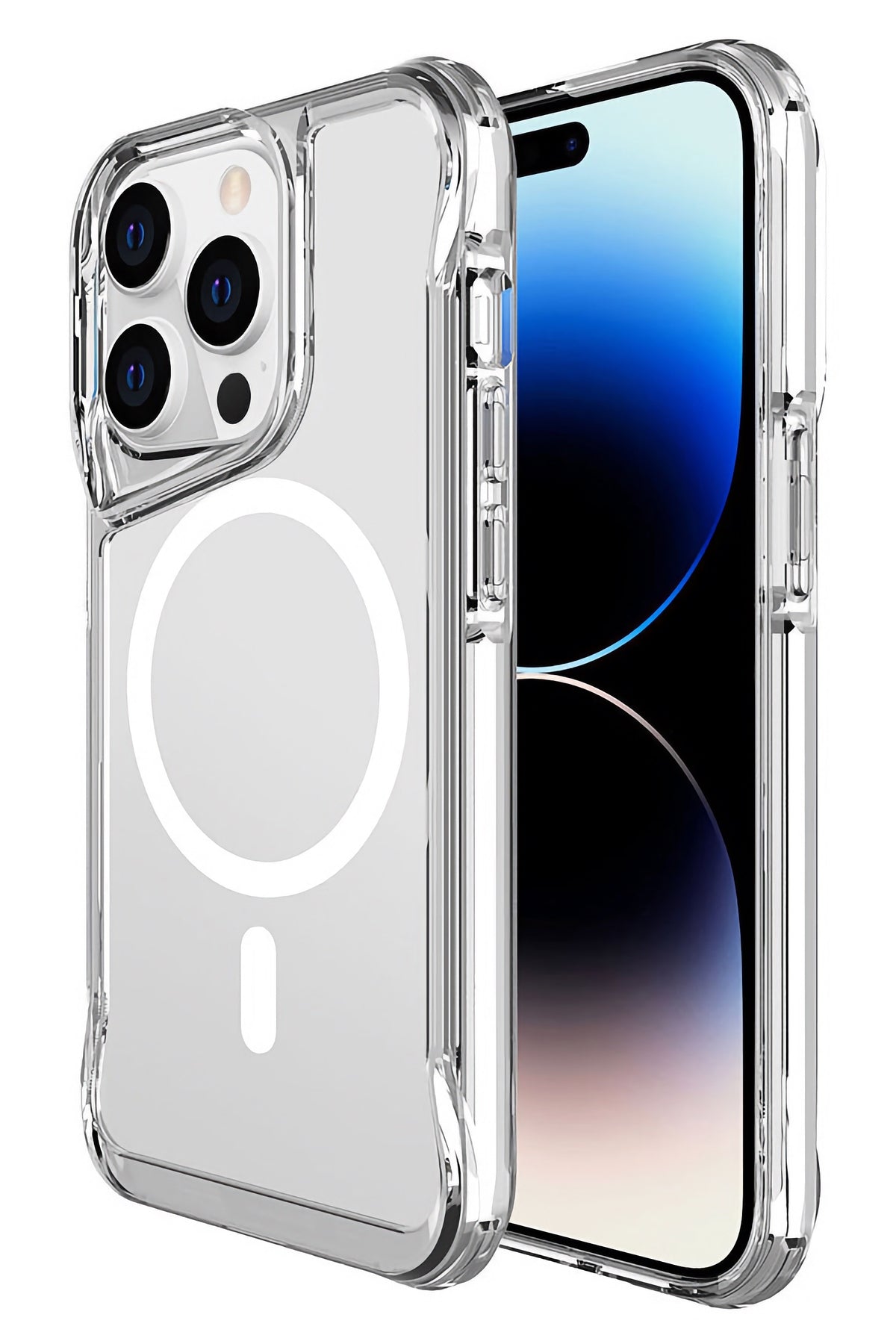 Artoncase Apple iPhone 14 Pro Max Magsafe Uyumlu Shield Şeffaf Kılıf
