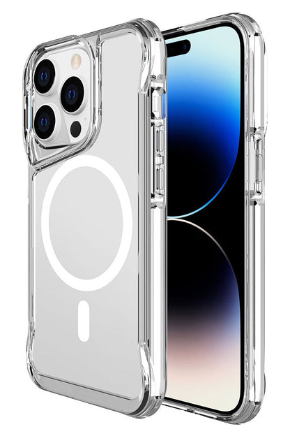 Artoncase Apple iPhone 14 Pro Max Magsafe Uyumlu Shield Şeffaf Kılıf