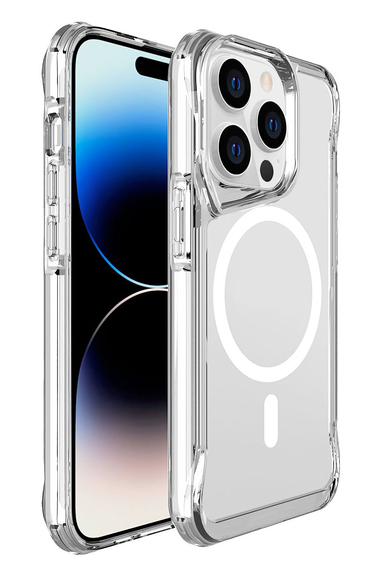 Artoncase Apple iPhone 15 Pro Magsafe Uyumlu Shield Şeffaf Kılıf