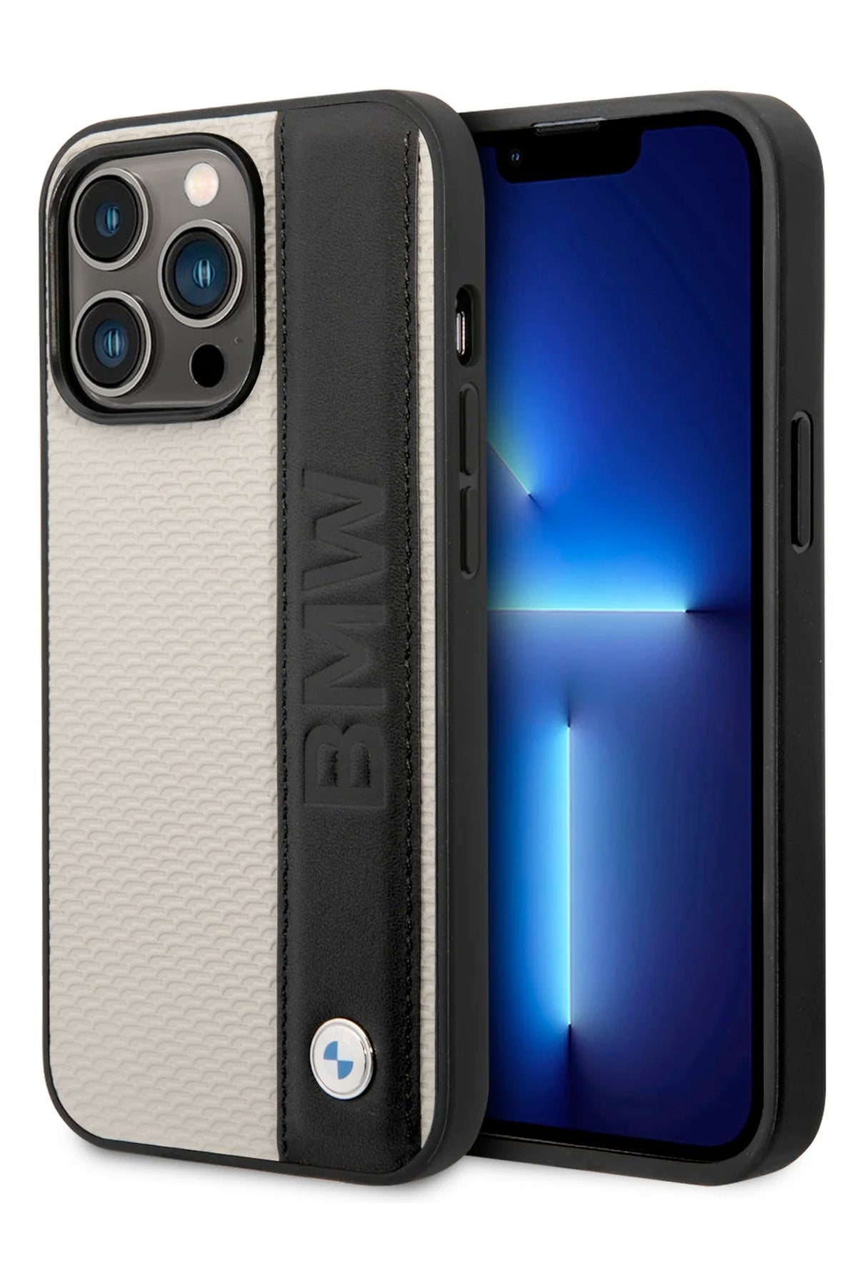 Apple iPhone 14 Pro Max uyumlu BMW Lisanslı Beige Signature Kılıf