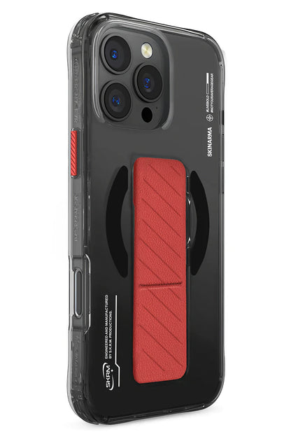 Skinarma Axon iPhone 16 Pro Magsafe Uyumlu Standlı Kılıf Siyah