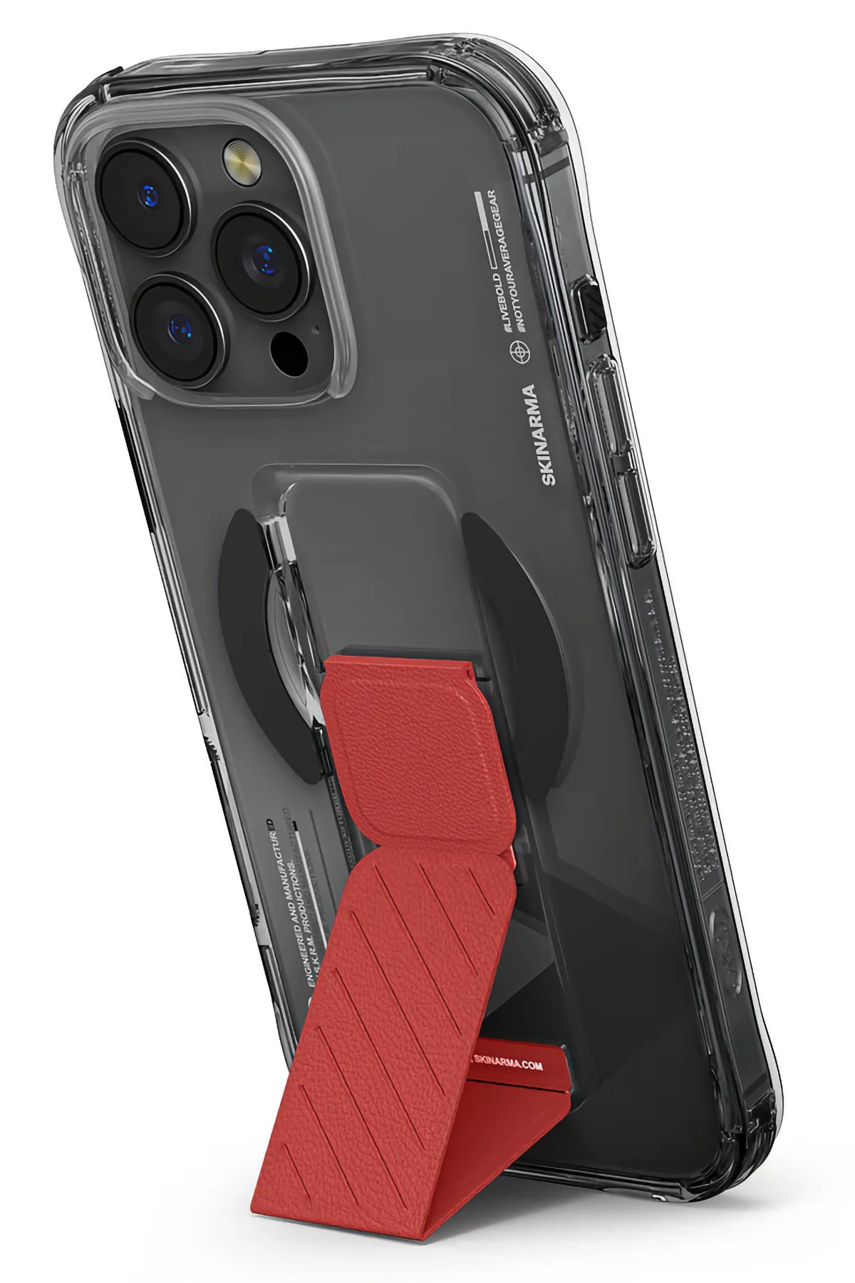 Skinarma Axon iPhone 16 Pro Max Magsafe Uyumlu Standlı Kılıf Siyah