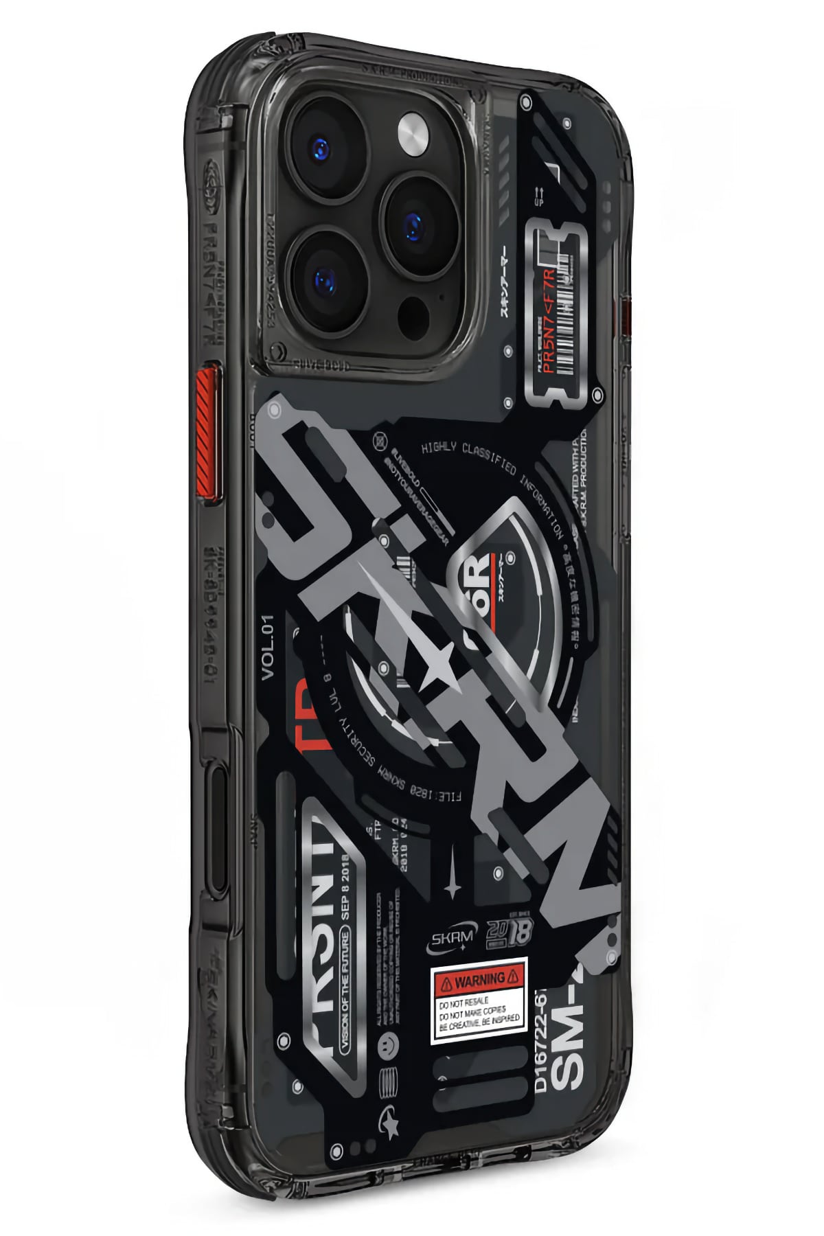 Skinarma Ekho iPhone 16 Pro Magsafe Uyumlu Siyah Kılıf