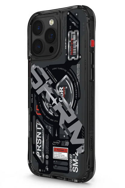 Skinarma Ekho iPhone 16 Pro Magsafe Uyumlu Siyah Kılıf