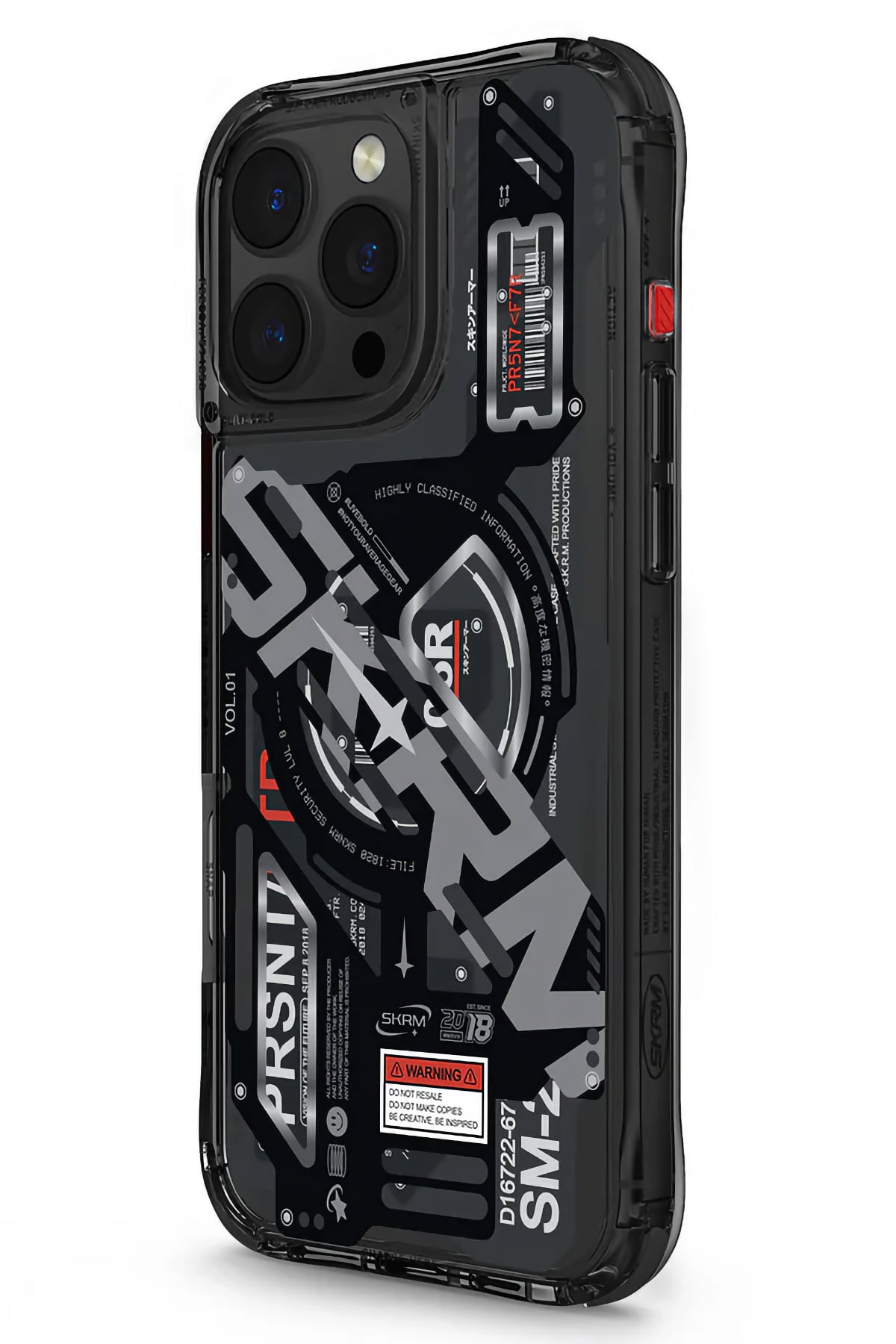 Skinarma Ekho iPhone 16 Pro Max Magsafe Uyumlu Siyah Kılıf