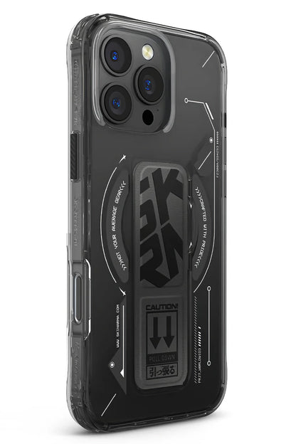 Skinarma Helio iPhone 16 Pro Magsafe Uyumlu Standlı Kılıf Siyah