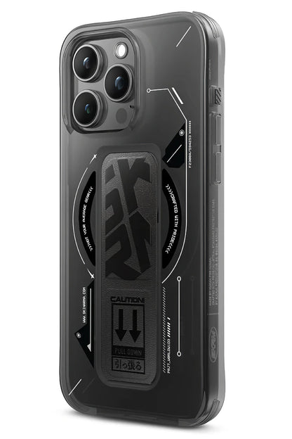 Skinarma Helio iPhone 16 Pro Magsafe Uyumlu Standlı Kılıf Siyah