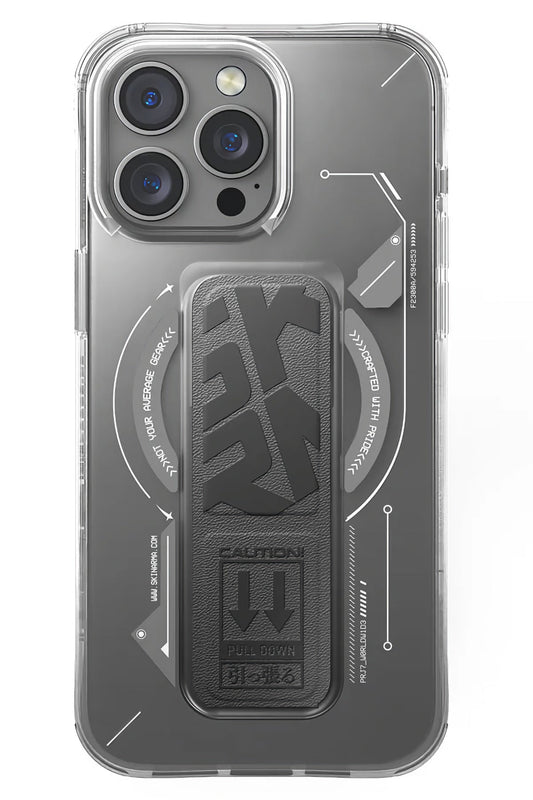 Skinarma Helio iPhone 16 Pro Max Magsafe Uyumlu Standlı Kılıf Gri