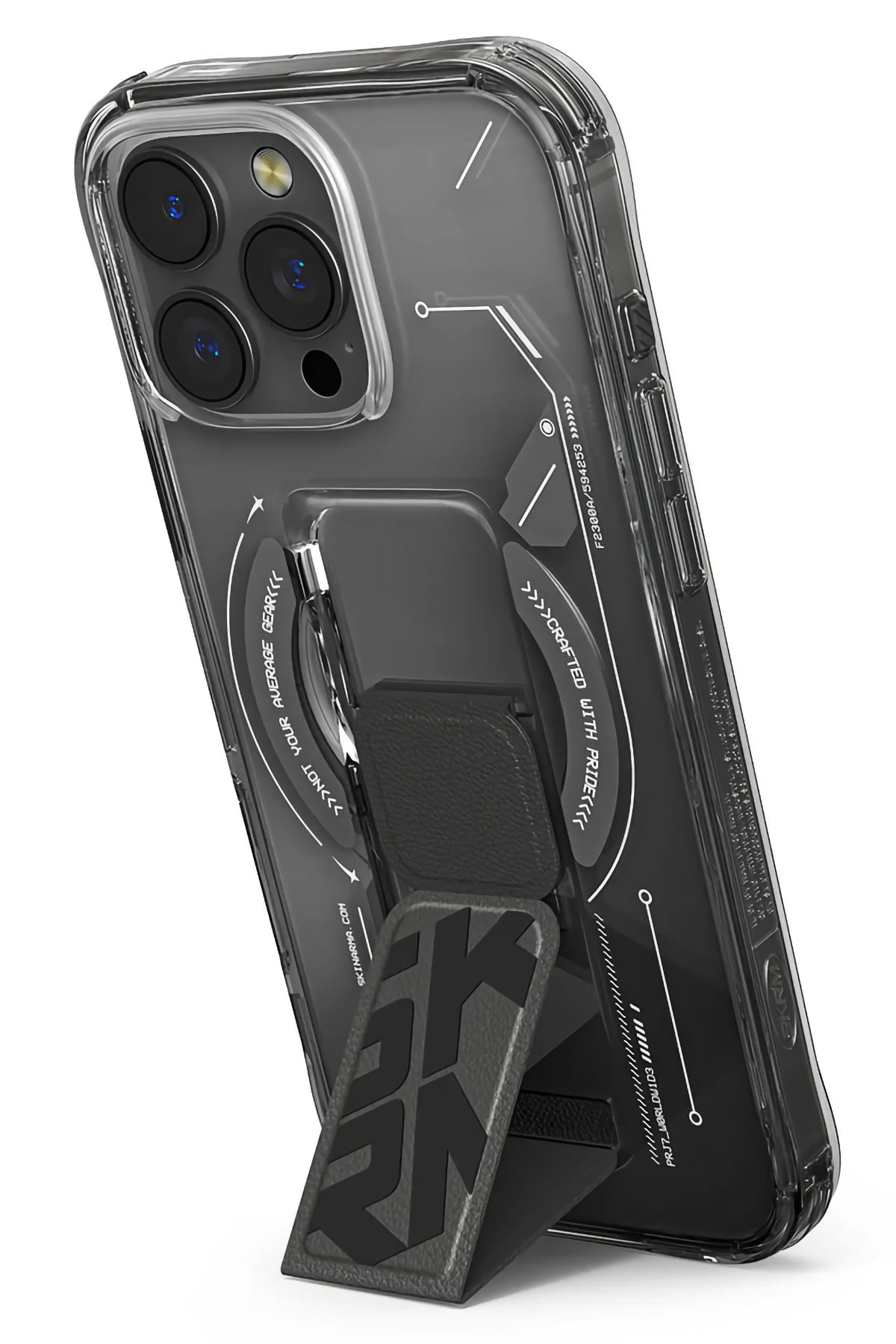 Skinarma Helio iPhone 16 Pro Max Magsafe Uyumlu Standlı Kılıf Siyah