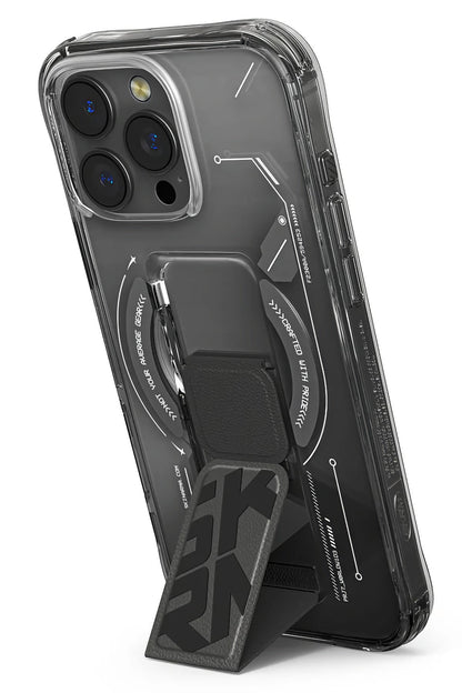 Skinarma Helio iPhone 16 Pro Max Magsafe Uyumlu Standlı Kılıf Siyah
