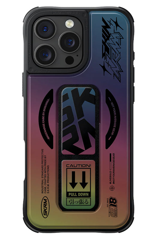 Skinarma Kira Kobai iPhone 16 Pro Magsafe Uyumlu Standlı Kılıf Colorful