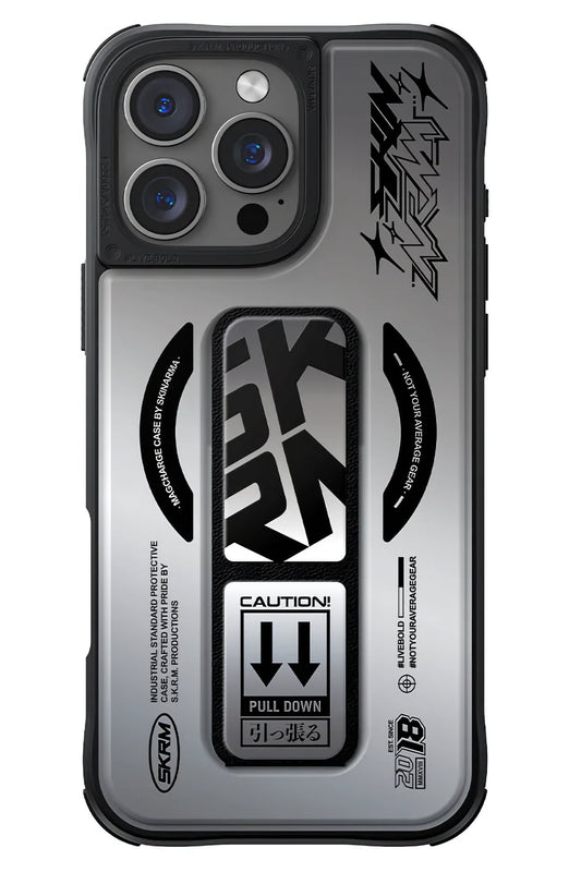 Skinarma Kira Kobai iPhone 16 Pro Max Magsafe Uyumlu Standlı Kılıf Gümüş