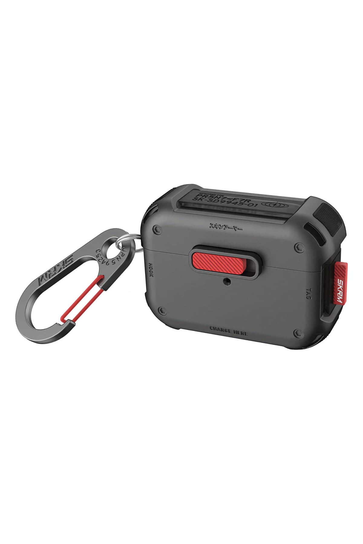 Skinarma Mecha Apple Airpods Pro 2. Nesil Uyumlu Kılıf Füme