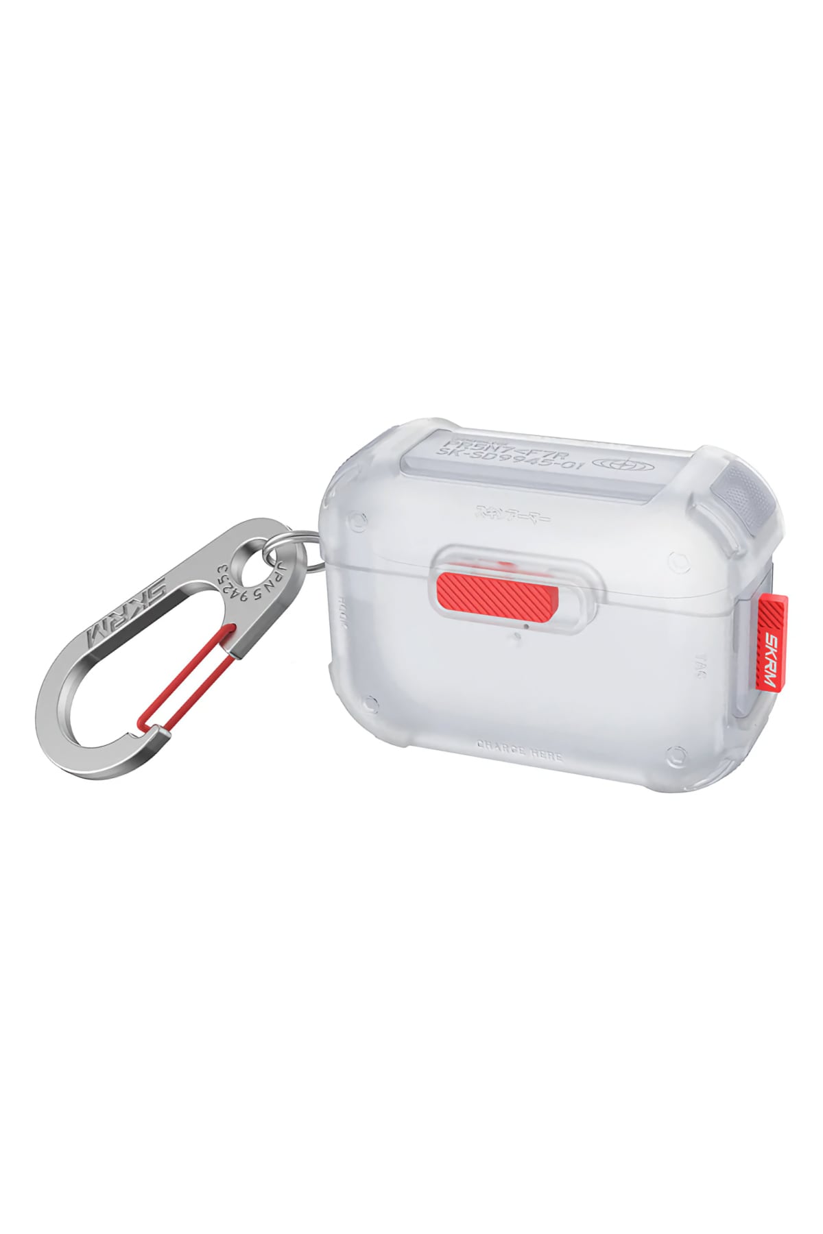 Skinarma Mecha Apple Airpods Pro 2. Nesil Uyumlu Kılıf Transparan Beyaz