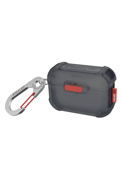 Skinarma Mecha Apple Airpods Pro 2. Nesil Uyumlu Kılıf Transparan Gri