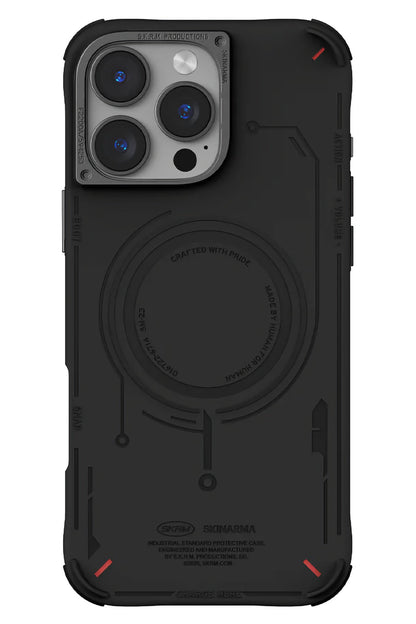 Skinarma Mecha iPhone 16 Pro Magsafe Uyumlu Kılıf Siyah