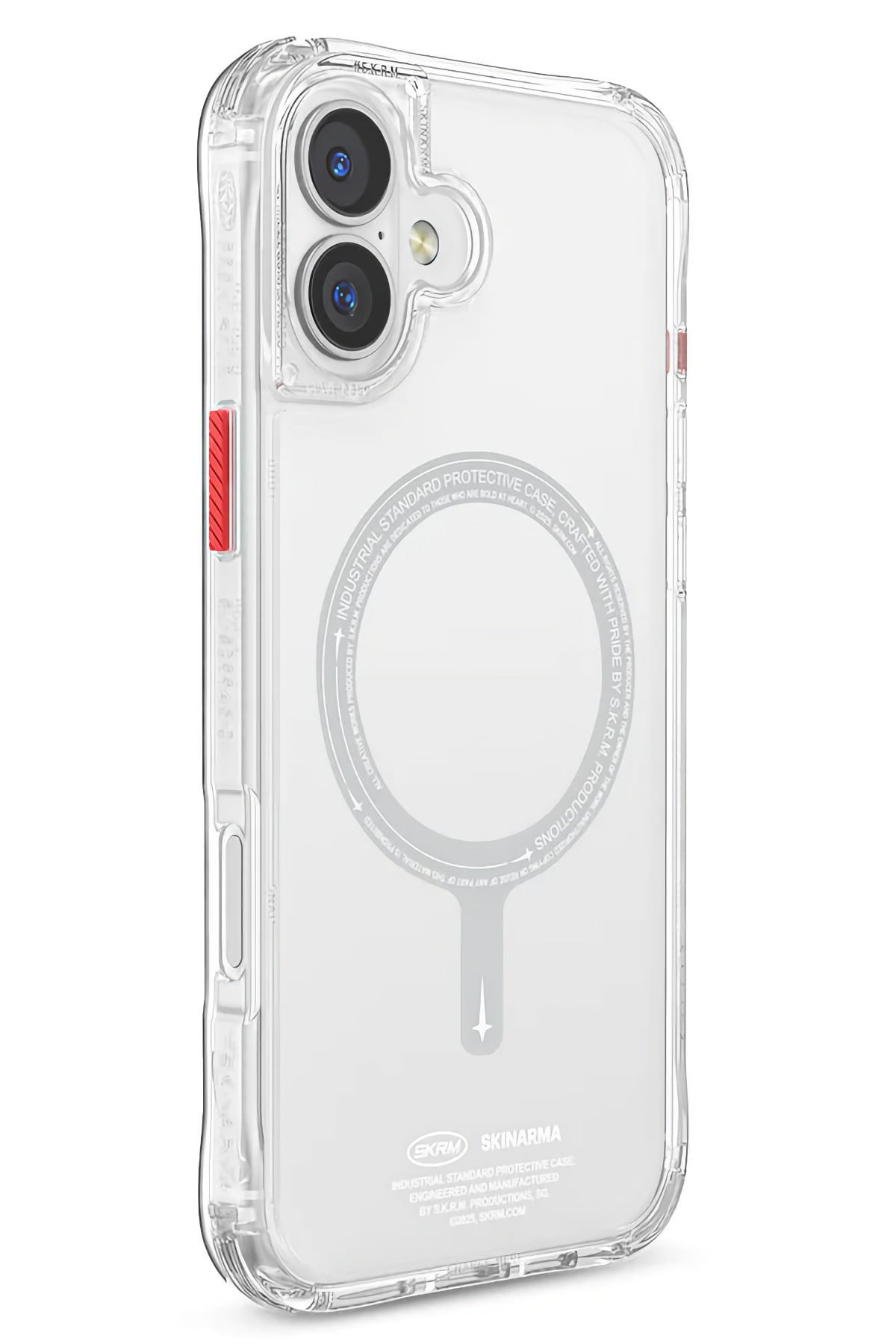 Skinarma Saido iPhone 16 Magsafe Uyumlu Kılıf Şeffaf