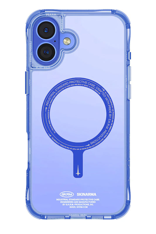Skinarma Saido iPhone 16 Plus Magsafe Uyumlu Kılıf Mavi