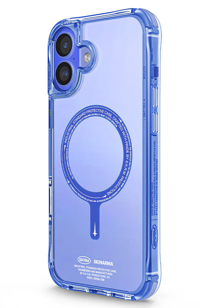Skinarma Saido iPhone 16 Plus Magsafe Uyumlu Kılıf Mavi