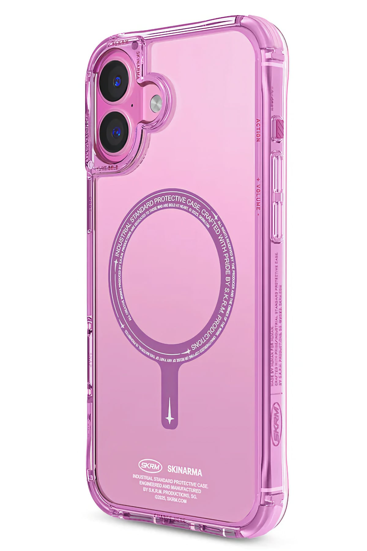 Skinarma Saido iPhone 16 Plus Magsafe Uyumlu Kılıf Pembe