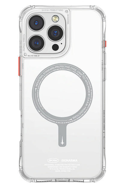 Skinarma Saido iPhone 16 Pro Magsafe Uyumlu Kılıf Şeffaf