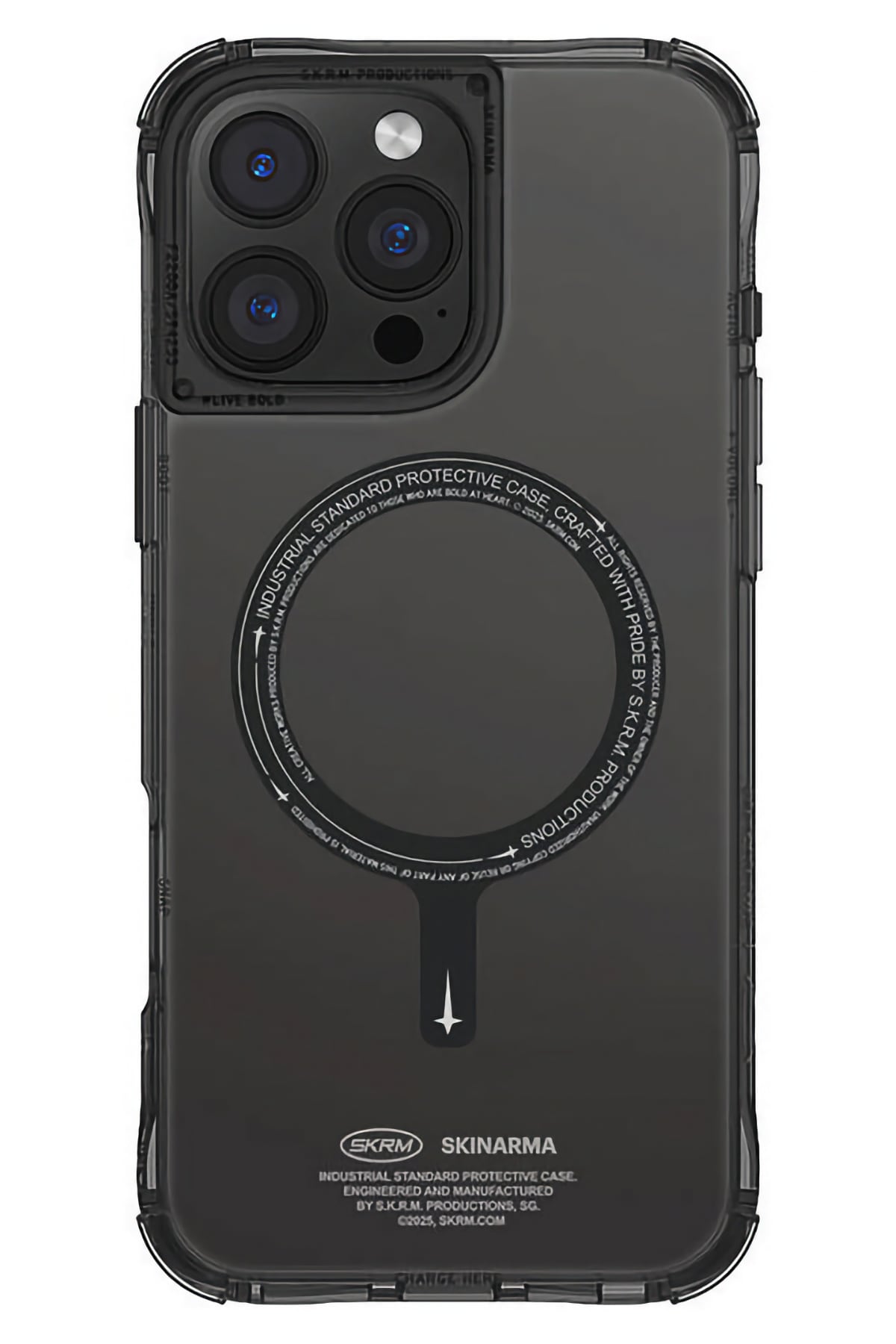 Skinarma Saido iPhone 16 Pro Magsafe Uyumlu Kılıf Siyah