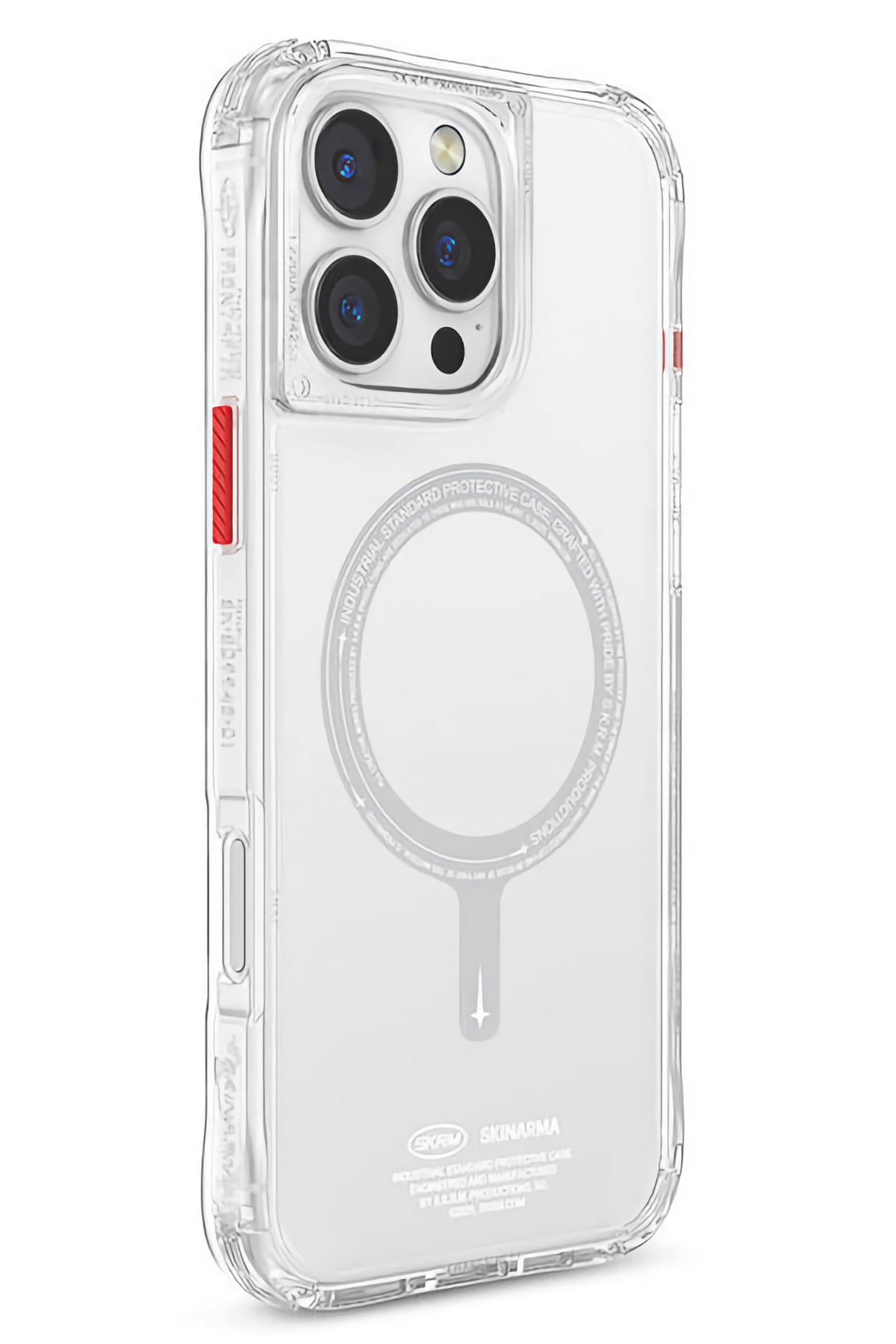 Skinarma Saido iPhone 16 Pro Max Magsafe Uyumlu Kılıf Şeffaf