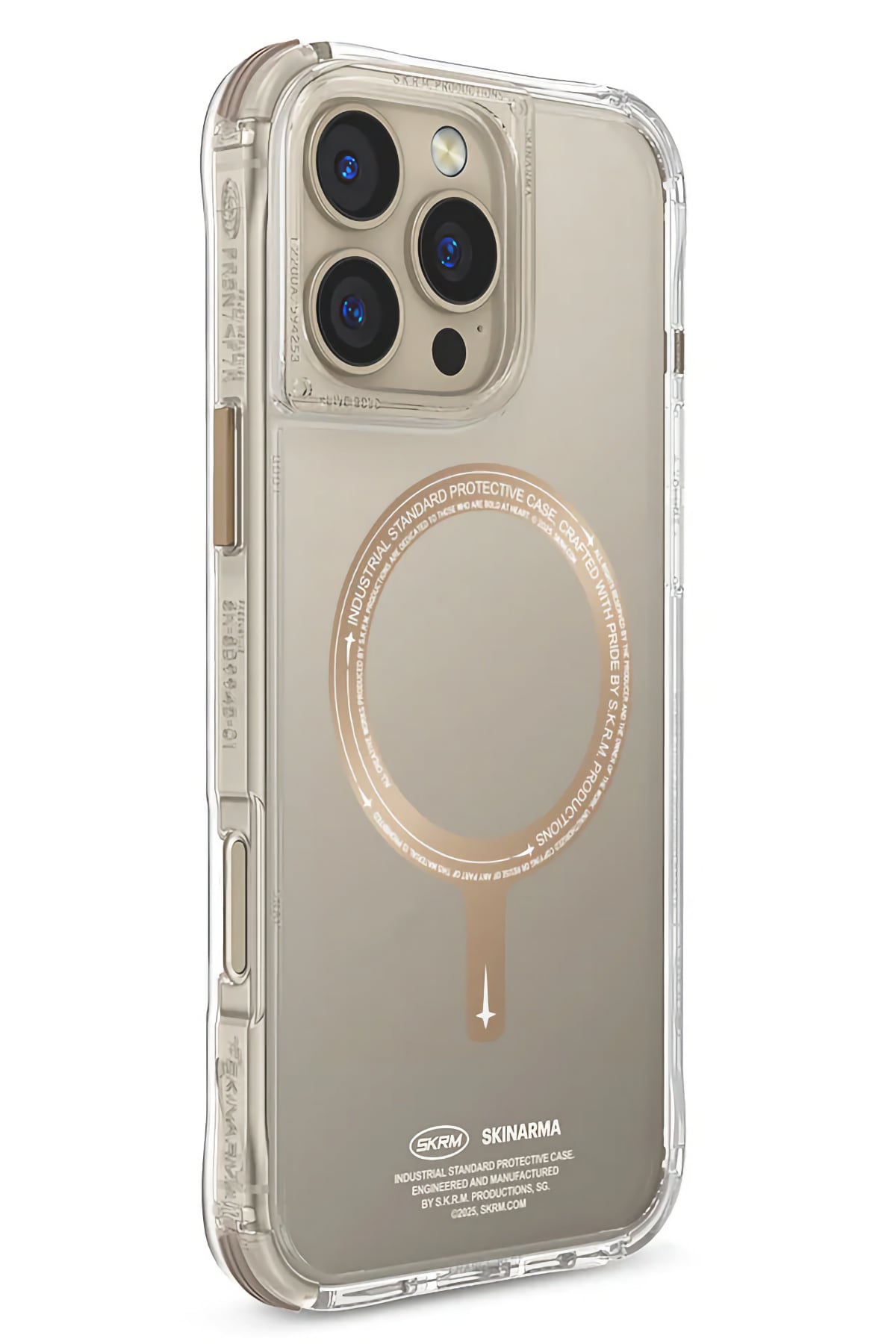 Skinarma Saido Prime iPhone 16 Pro Max Magsafe Uyumlu Kılıf Gold